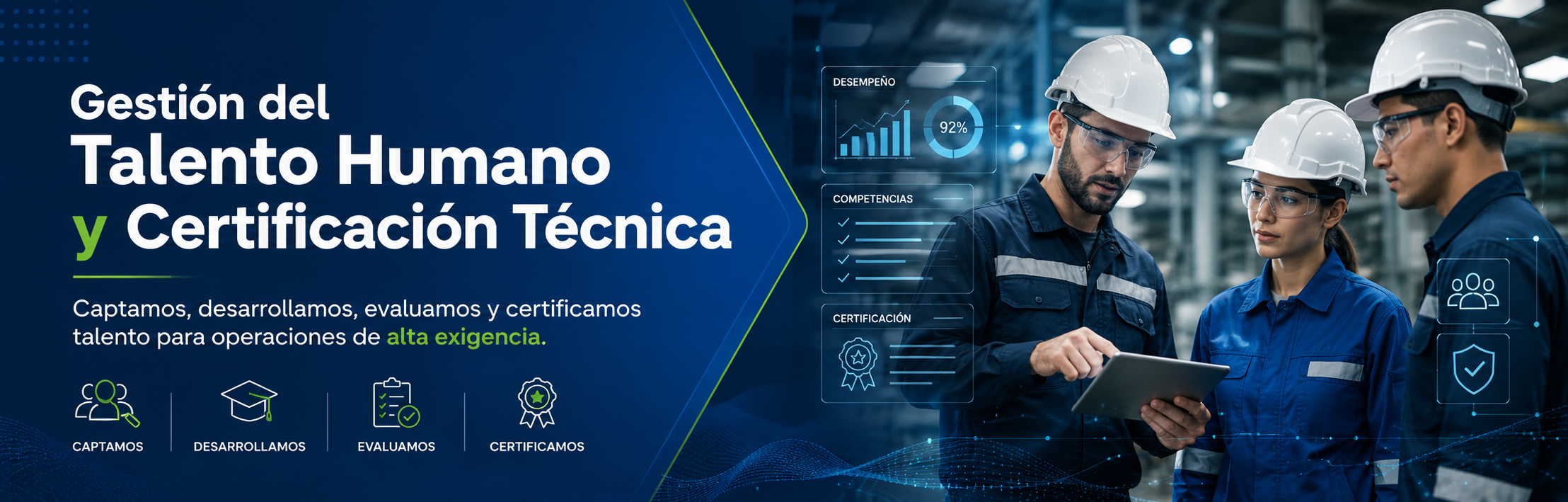 Equipo de ingenieros y especialistas recibiendo certificación técnica industrial".